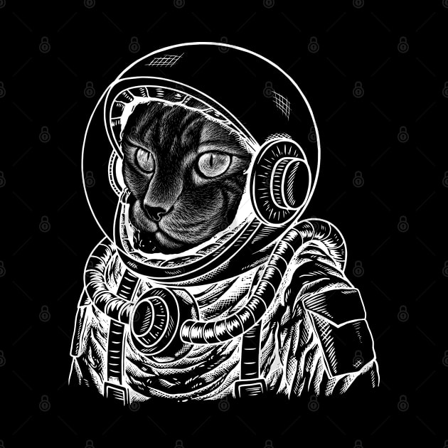 Cat Astronaut by MintaApparel