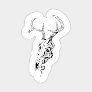 deer skull Magnet