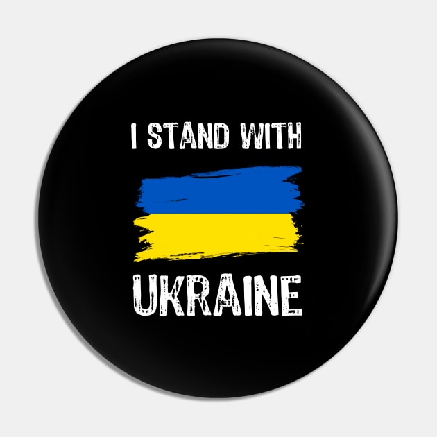 I stand with Ukraine Pin by Yasna