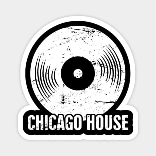 Vinyl Record Chicago House Electronic Music Gift Magnet