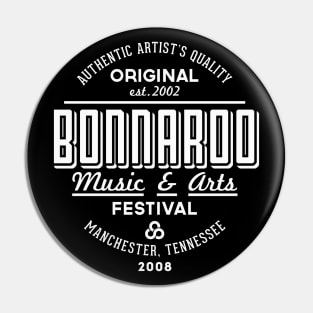 Bonnaroo 2008 (white) Pin