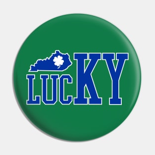 LUCKY Kentucky St. Patrick's Day Pin
