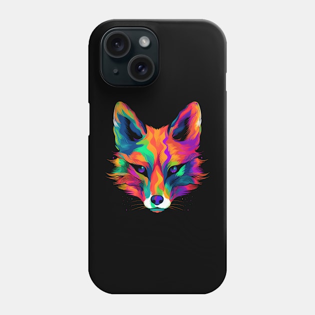 Neon Fox Phone Case by Everythingiscute