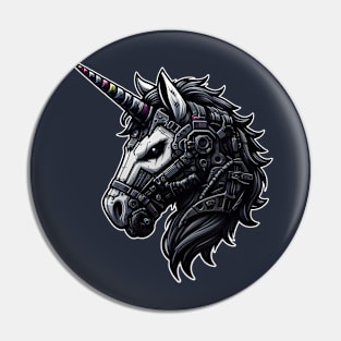 Unicorn War Machine Pin