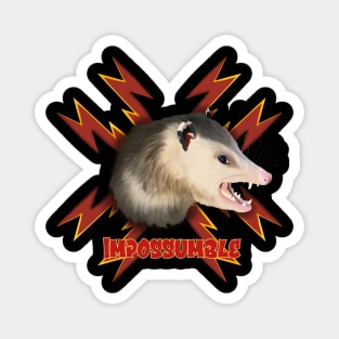 Opossum | Impossumble | Punny Gift Magnet