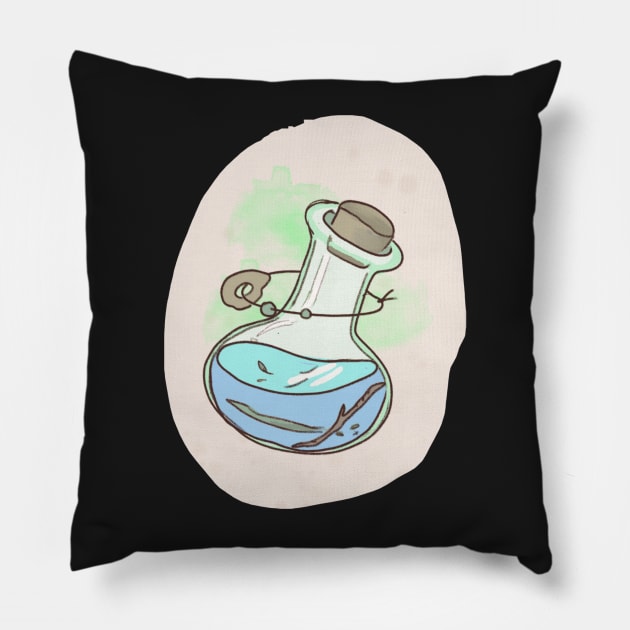 Pisces pond potion Pillow by KaijuCupcakes