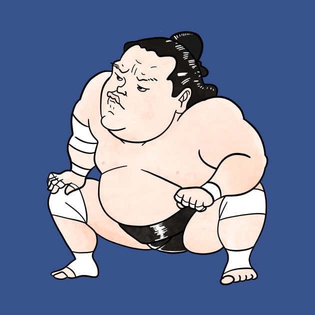 Sumo Wrestler Terunofuji by kaeru