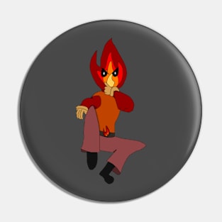 Fire Guy Pin