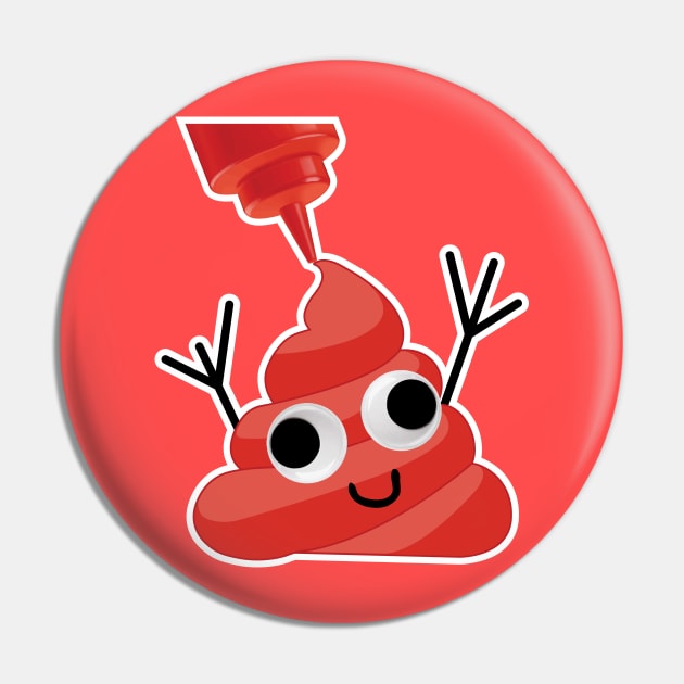 Ketchup Poop Emoji Pin by KetchupSoup