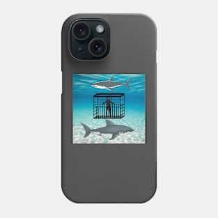 shark lover water world Phone Case