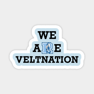 We are VeltNation - black lettering Magnet