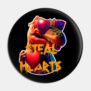 trex steal heart Pin