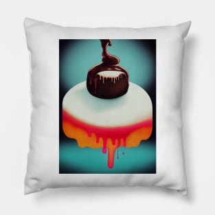 Melting chocolate lava cake Pillow