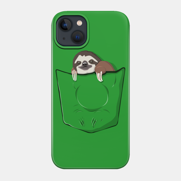 Sloth in a pocket - Sloth - Phone Case