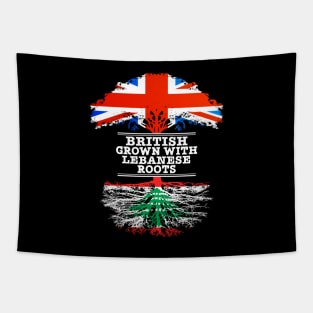 British Grown With Lebanese Roots - Gift for Lebanese With Roots From Lebanon Tapestry