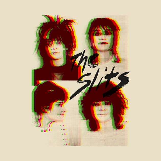 The Slits offset graphic by HAPPY TRIP PRESS