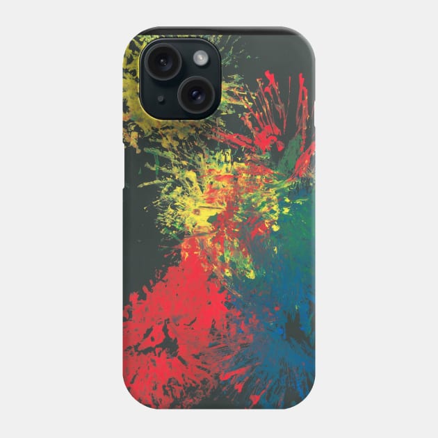 Impulsive Color Splash Toddler Art Phone Case by Christine aka stine1