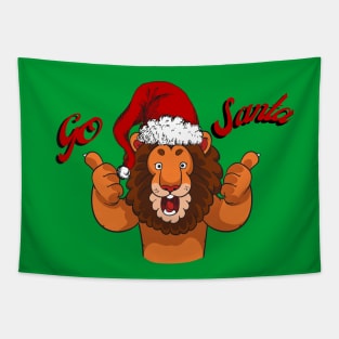 LIKE GO Santa Lion Tapestry