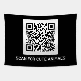 Rickroll QR Code Prank Tapestry