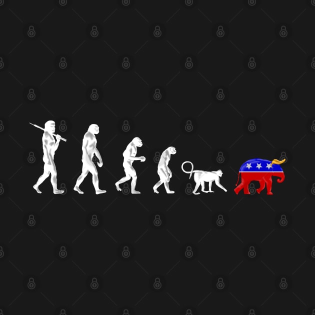 Funny Pro-Democrat Anti-Republican Devolution by macdonaldcreativestudios