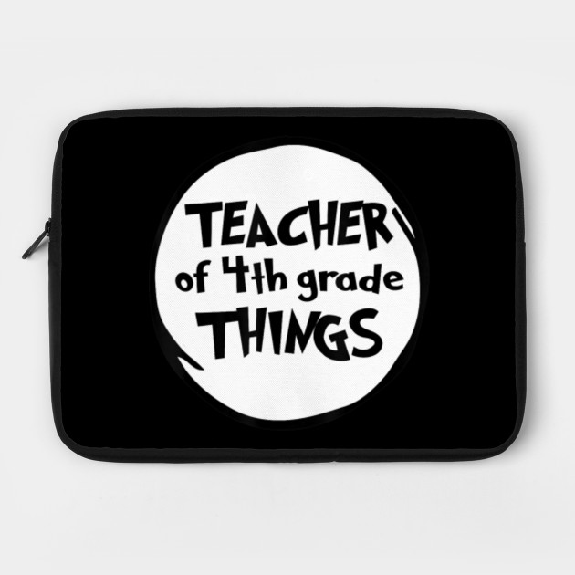 Teacher Of 4th Grade Things Funny Educator Tshirt Teacher Of 4th