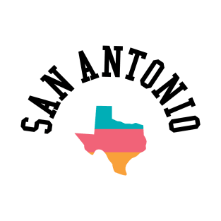 San Antonio Pride Basketball Fan T-Shirt: Show Your Love for Texas Hoops & Local Spirit T-Shirt