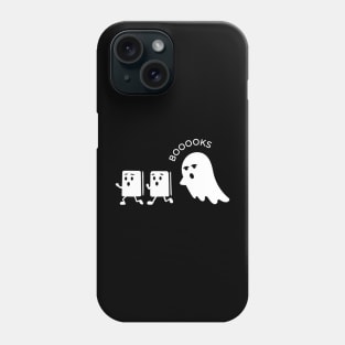 Halloween Ghost Books Boo Tshirt Phone Case