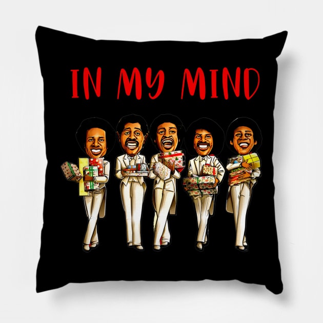 Funny Christmas Temptations in my mind silent night Pillow by Zimmermanr Liame