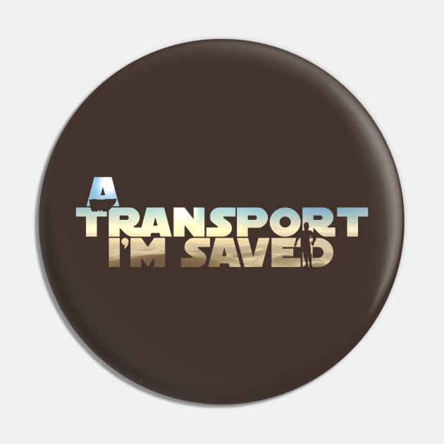 I'm Saved Pin by My Geeky Tees - T-Shirt Designs