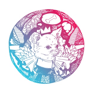 Dual Color Circle of the Chihuahua T-Shirt