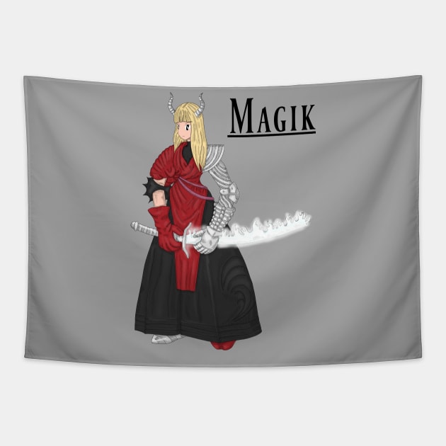 Magik Tactics Tapestry by GingerCatGirlPrime 