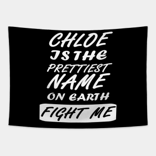 Chloe name birth gift girl name Tapestry