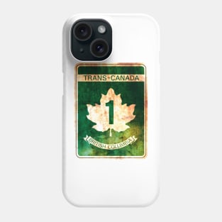 Trans Canada Highway Rusted British Columbia Phone Case