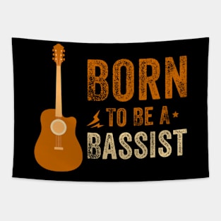 Born To Be A Bassist I Bass Guitarist Tapestry