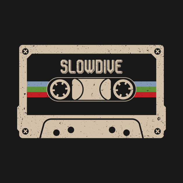 Personalized Slowdive Name Birthday Vintage Cassette Tape by Horton Cyborgrobot