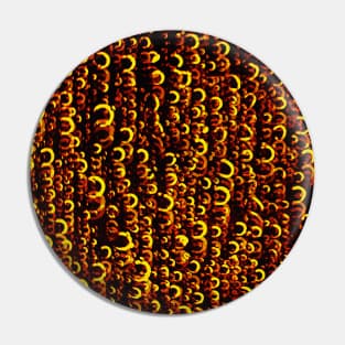 Yellow Bubble Pattern Pin