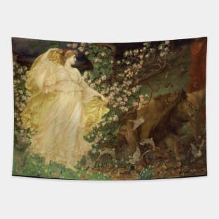 Venus and Anchises Greek Mythology Painting by William Blake Richmond Tapestry