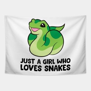 Just a Girl Who Loves Snakes 1 Tapestry