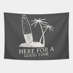 Here For A Good Time-Vintage Look Tapestry