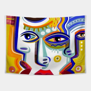 Art faces Tapestry