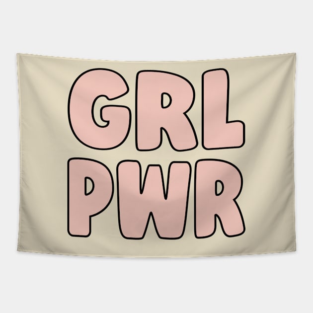 GRL PWR Tapestry by colorsplash