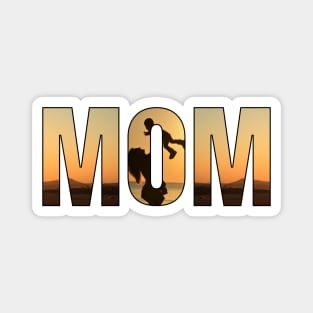 Mom Silhouette Magnet