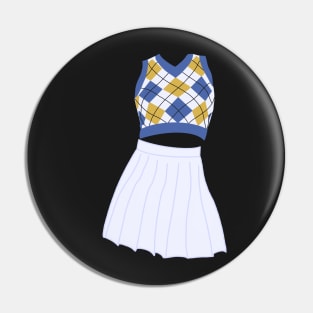 Sweater vest and tennis skirt Pin