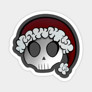 Christmas Skull Magnet