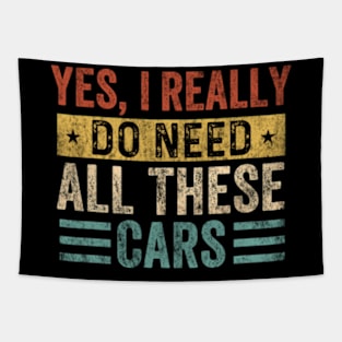 Yes i really do need all these cars mechanic Tapestry