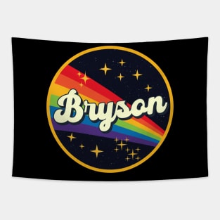 Bryson // Rainbow In Space Vintage Style Tapestry