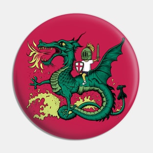 Little Saint George and The Dragon Pin