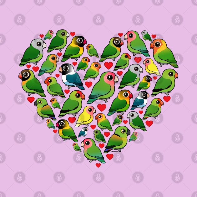 Birdorable Lovebird Heart by birdorable