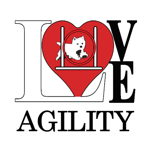 Dog Agility Love with a Westie by Dogs and other stuff