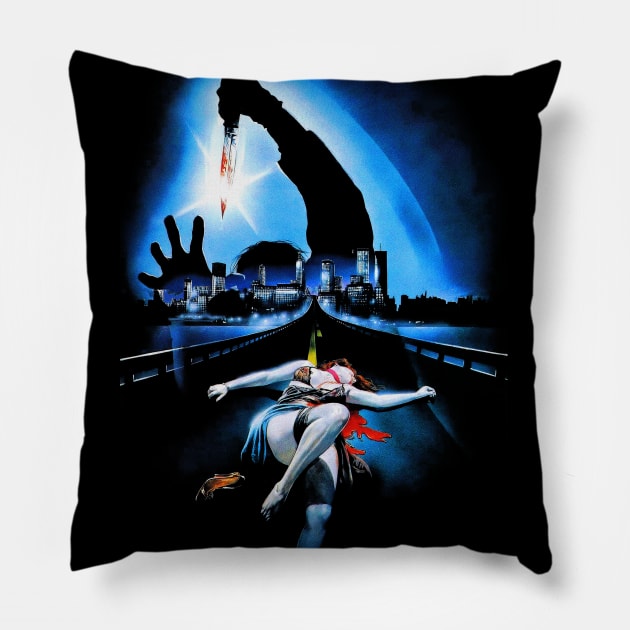 New York Ripper Pillow by MondoDellamorto